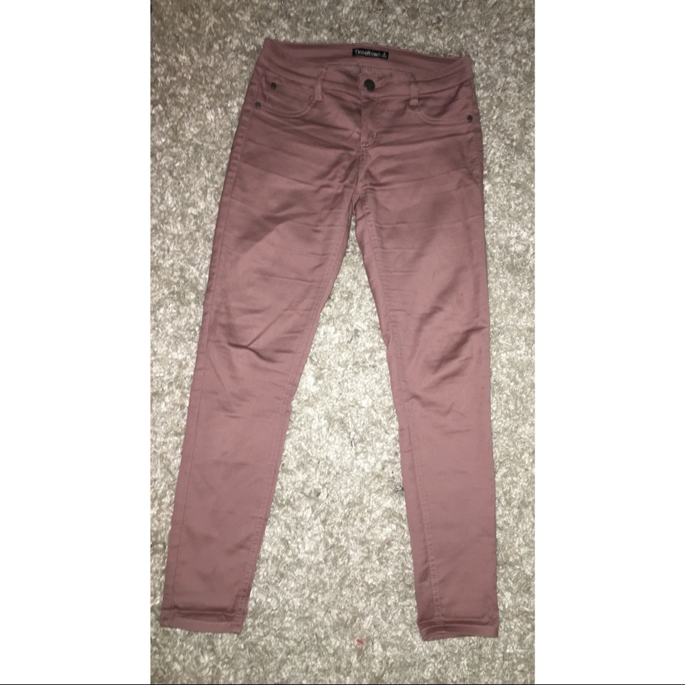 Tinseltown mauve skinny jeans size 3